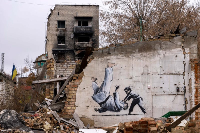 Banksy in Ukraine: Seven New Murals Revealed Amid the